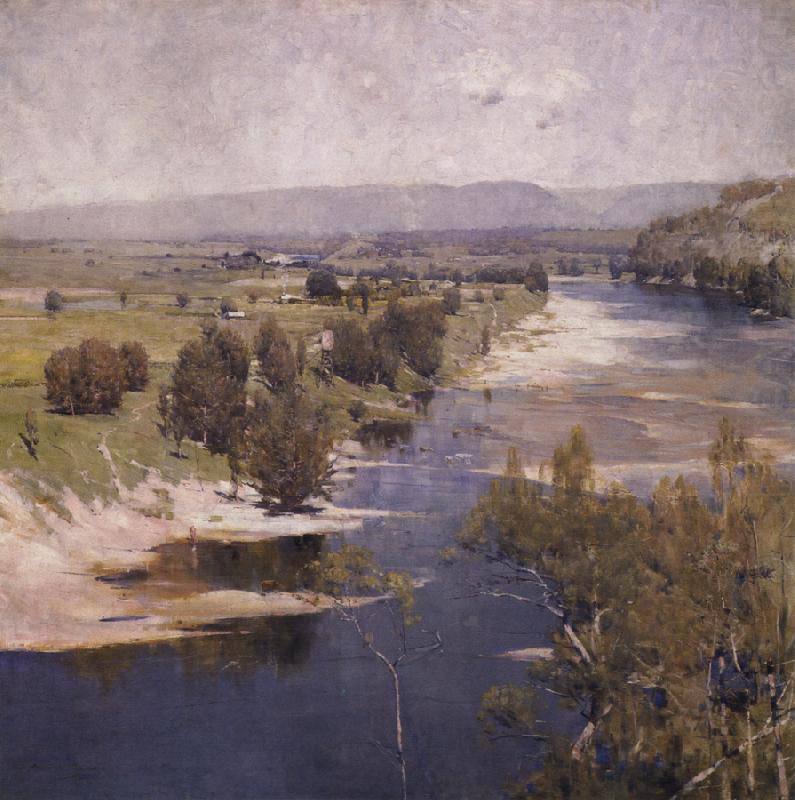 The Purple moon's transparent might, Arthur streeton